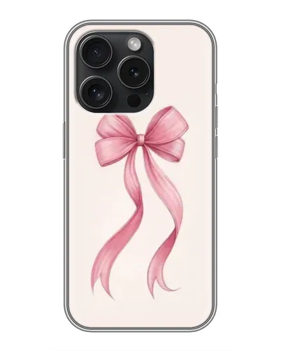 Чехол для iPhone 16 Pro с картинкой «Розовый бант» Чехол для iPhone 16 Pro с картинкой «Розовый бант»