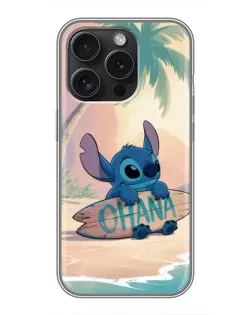 Чохол для iPhone 16 Pro з картинкою «Стіч на серфі»
