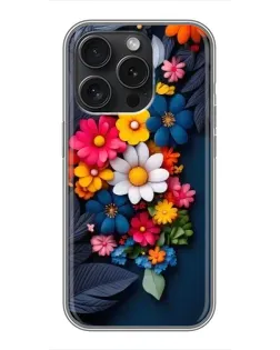 Чохол для iPhone 16 Pro з картинкою «Квіткова феєрія» Чохол для iPhone 16 Pro з картинкою «Квіткова феєрія»