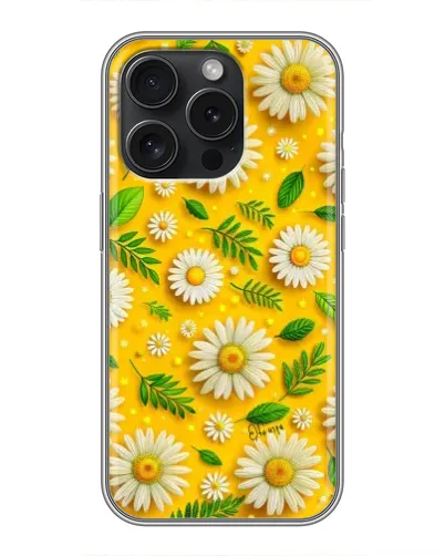 Чохол для iPhone 16 Pro з картинкою «Ромашкове сонце» Чохол для iPhone 16 Pro з картинкою «Ромашкове сонце»