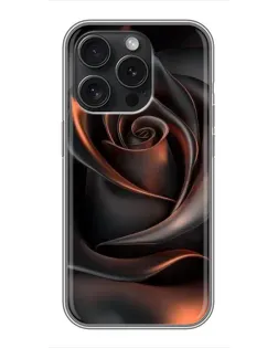 Чохол для iPhone 16 Pro з картинкою «Шовкова чорна троянда» Чохол для iPhone 16 Pro з картинкою «Шовкова чорна троянда»