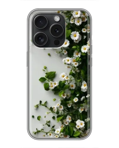 Чохол для iPhone 16 Pro з картинкою «Гілка дрібних білих квітів» Чохол для iPhone 16 Pro з картинкою «Гілка дрібних білих квітів»