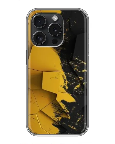 Чохол для iPhone 16 Pro з картинкою «Золоті уламки геометрії» Чохол для iPhone 16 Pro з картинкою «Золоті уламки геометрії»