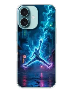 Чохол для iPhone 16 з картинкою «Jordan Gold Jumpman»