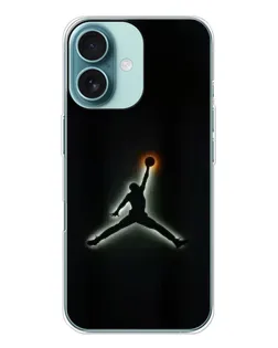Чохол для iPhone 16 з картинкою «Jordan Gradient Logo»