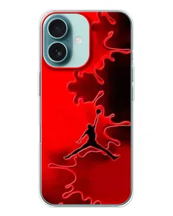 Чохол для iPhone 16 з картинкою «Jordan Red Smoke»