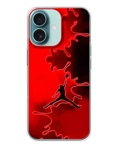 Чохол для iPhone 16 з картинкою «Jordan Red Smoke»