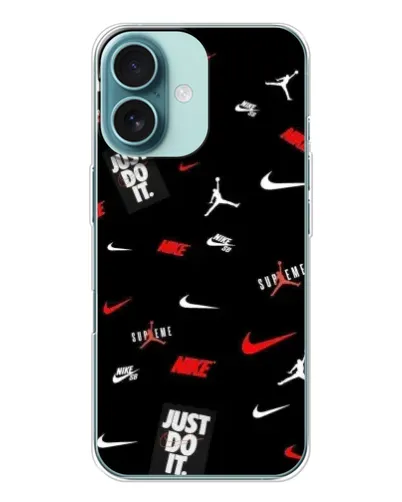 Чохол для iPhone 16 з картинкою «Nike Mix Pattern»