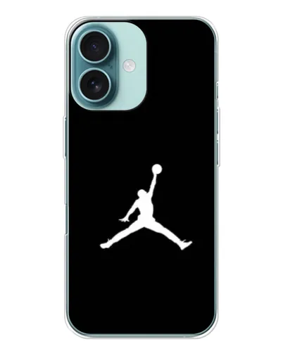 Чохол для iPhone 16 з картинкою «Jordan Silhouette»
