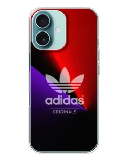 Чохол для iPhone 16 з картинкою «Adidas Red Neon» Чохол для iPhone 16 з картинкою «Adidas Red Neon»