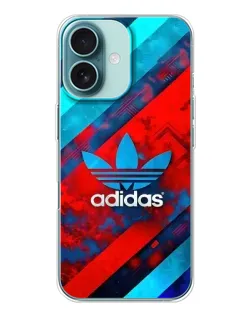Чохол для iPhone 16 з картинкою «Абстракція Adidas»