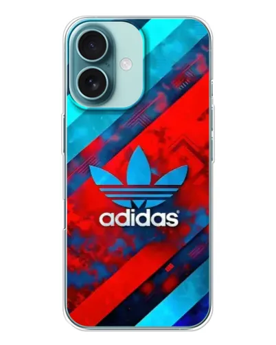 Чохол для iPhone 16 з картинкою «Абстракція Adidas»
