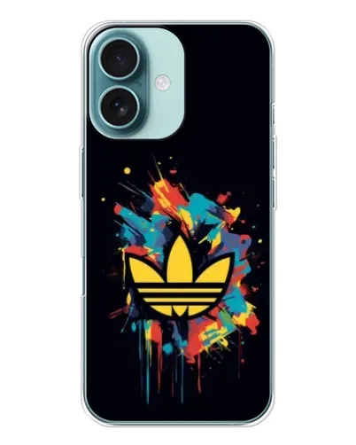 Чохол для iPhone 16 з картинкою «Adidas Splash»