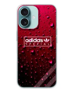 Чохол для iPhone 16 з картинкою «Adidas Gold Marble»