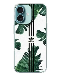 Чохол для iPhone 16 з картинкою «Пальмове листя адідас»