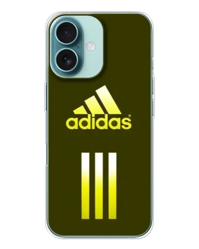 Чохол для iPhone 16 з картинкою «Оливковий градієнт Adidas»