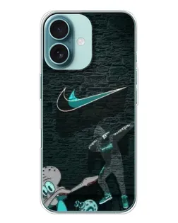 Чохол для iPhone 16 з картинкою «Спортивний арт Nike»