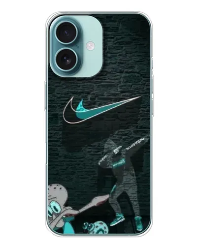 Чохол для iPhone 16 з картинкою «Спортивний арт Nike»