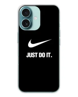 Чохол для iPhone 16 з картинкою «Класичний принт Nike»