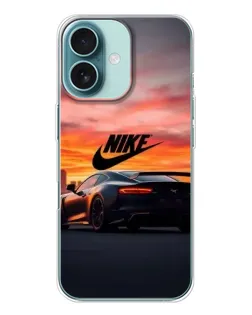 Чохол для iPhone 16 з картинкою «Nike та суперкар»