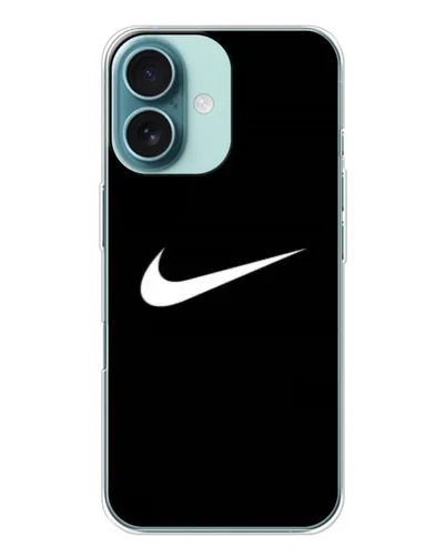 Чехол для iPhone 16 с картинкой «Минималистический Найк» Чехол для iPhone 16 с картинкой «Минималистический Найк»
