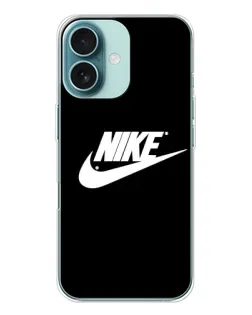 Чехол для iPhone 16 с картинкой «Мазки краски Nike»