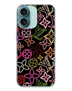 Чохол для iPhone 16 з картинкою «Неоновий мікс Nike» Чохол для iPhone 16 з картинкою «Неоновий мікс Nike»