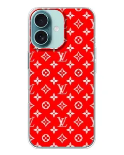 Чохол для iPhone 16 з картинкою «Яскравий паттерн LV»