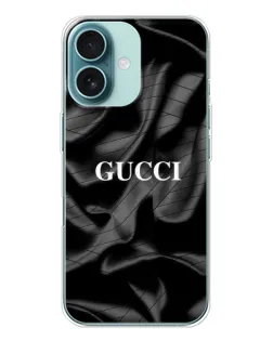 Чохол для iPhone 16 з картинкою «Gucci — шовкові хвилі» Чохол для iPhone 16 з картинкою «Gucci — шовкові хвилі»