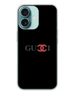 Чохол для iPhone 16 з картинкою «Gucci — червоний градієнт»