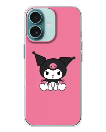Чохол для iPhone 16 з картинкою «Похмура Kuromi»
