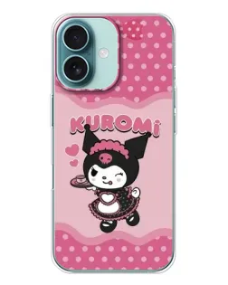 Чохол для iPhone 16 з картинкою «Kuromi в окулярах» Чохол для iPhone 16 з картинкою «Kuromi в окулярах»