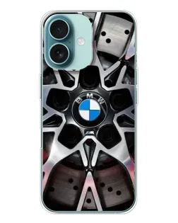 Чохол для iPhone 16 з картинкою «BMW — деталь диска» Чохол для iPhone 16 з картинкою «BMW — деталь диска»
