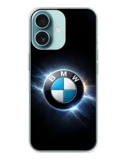 Чохол для iPhone 16 з картинкою «BMW — неонове сяйво» Чохол для iPhone 16 з картинкою «BMW — неонове сяйво»
