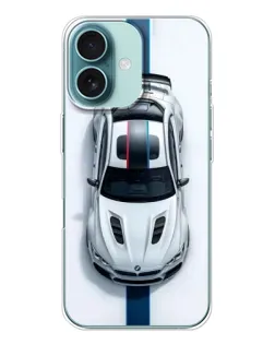 Чохол для iPhone 16 з картинкою «Вид зверху — BMW M» Чохол для iPhone 16 з картинкою «Вид зверху — BMW M»