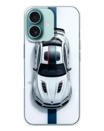 Чохол для iPhone 16 з картинкою «Вид зверху — BMW M»