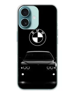 Чохол для iPhone 16 з картинкою «BMW — погляд з темряви»