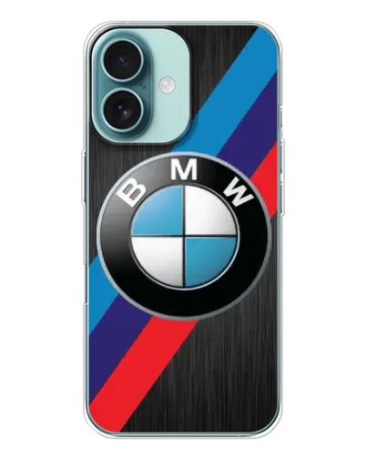 Чохол для iPhone 16 з картинкою «BMW M-stripes стиль»