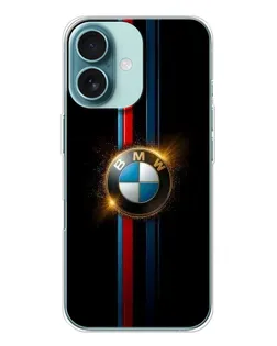 Чохол для iPhone 16 з картинкою «BMW M-Power неон»