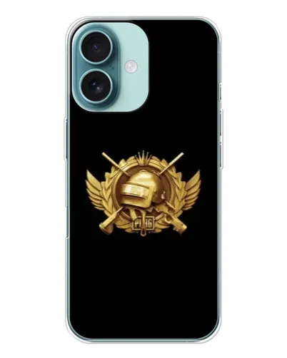 Чохол для iPhone 16 з картинкою «PUBG — помаранчевий градієнт»