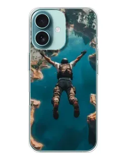 Чохол для iPhone 16 з картинкою «PUBG — вільне падіння»