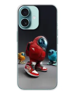 Чохол для iPhone 16 з картинкою «Among Us — 3D стиль»