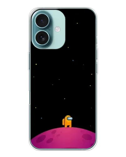 Чохол для iPhone 16 з картинкою «Самотній герой на планеті»