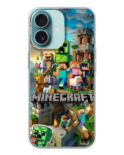 Чохол для iPhone 16 з картинкою «Замок Minecraft» Чохол для iPhone 16 з картинкою «Замок Minecraft»