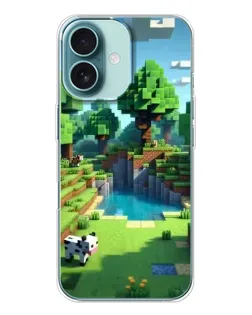Чохол для iPhone 16 з картинкою «Minecraft літній день»