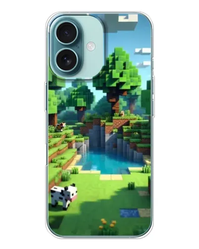 Чохол для iPhone 16 з картинкою «Minecraft літній день» Чохол для iPhone 16 з картинкою «Minecraft літній день»