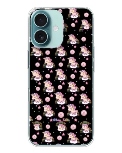 Чохол для iPhone 16 з картинкою «Magic Unicorn паттерн»