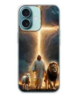 Чохол для iPhone 16 з картинкою «Лев Юди та Світло»
