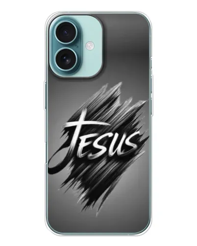 Чохол для iPhone 16 з картинкою «Напис Jesus Graffiti»