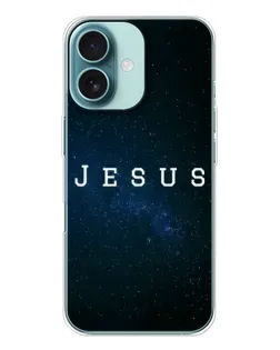 Чохол для iPhone 16 з картинкою «Зоряне небо Jesus»